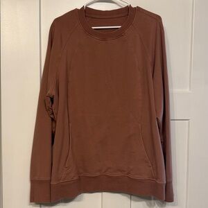 Salmon pink Lululemon Crewneck Sweatshirt (older, no tags)